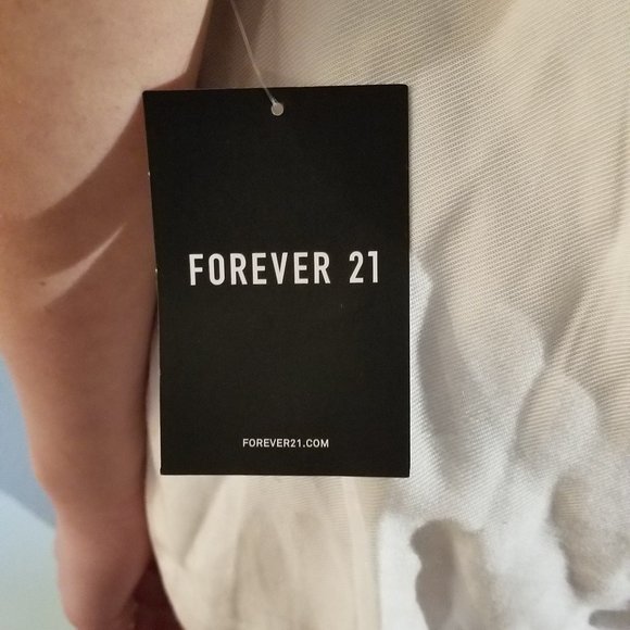 !!3 FOR $25 -- Forever 21 Ivory Jumpsuit NWT - Picture 6 of 6
